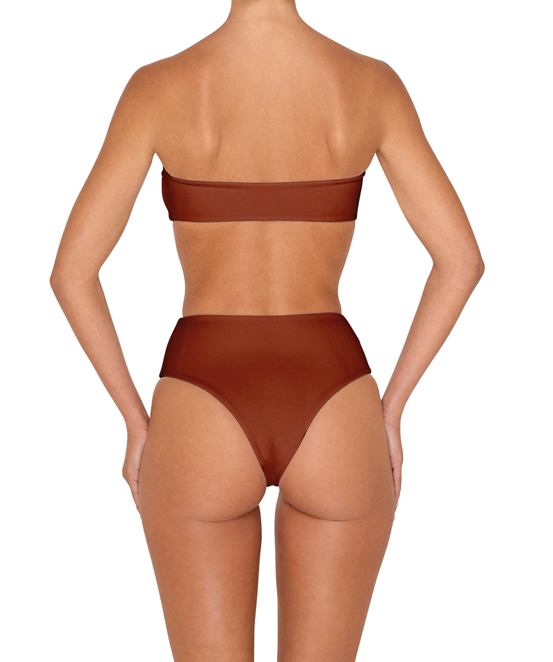 BSWS-T152 Center Front Shirred Bandeau Top