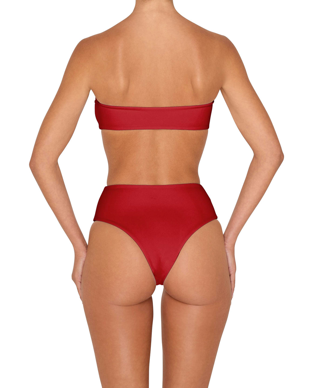 BSWS-T152 Center Front Shirred Bandeau Top