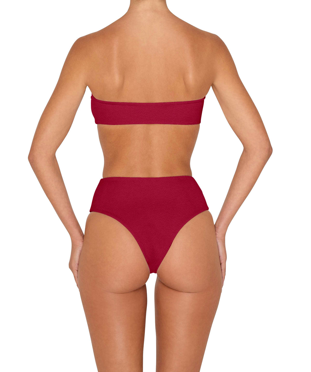 BSWS-T152 Center Front Shirred Bandeau Top