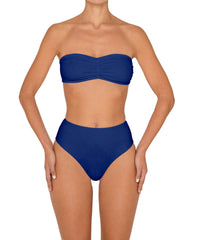 BSWS-T152 Center Front Shirred Bandeau Top