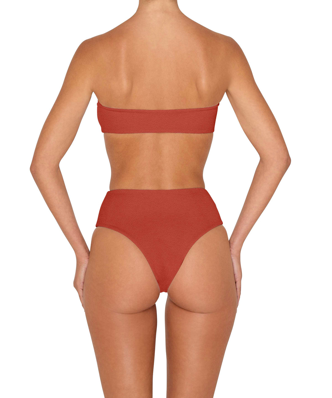 BSWS-T152 Center Front Shirred Bandeau Top