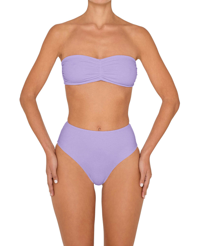 BSWS-T152 Center Front Shirred Bandeau Top