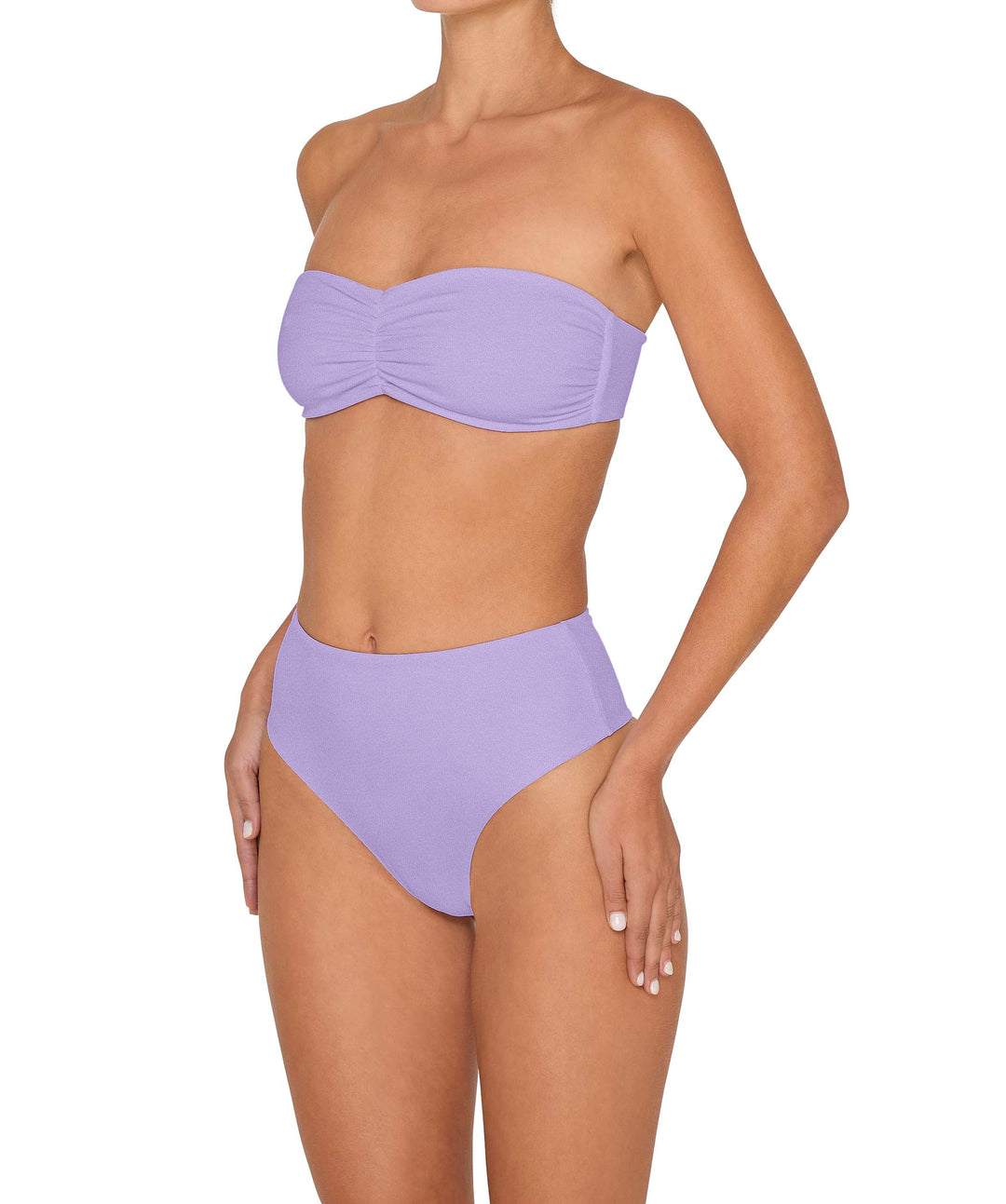 BSWS-T152 Center Front Shirred Bandeau Top
