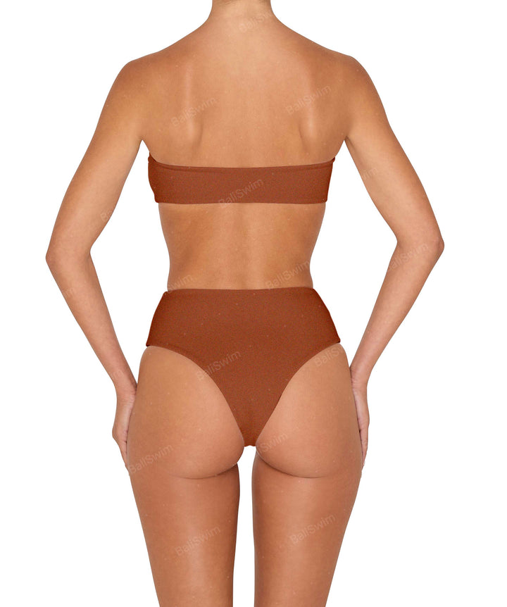 BSWS-T152 Ruched Bandeau Top