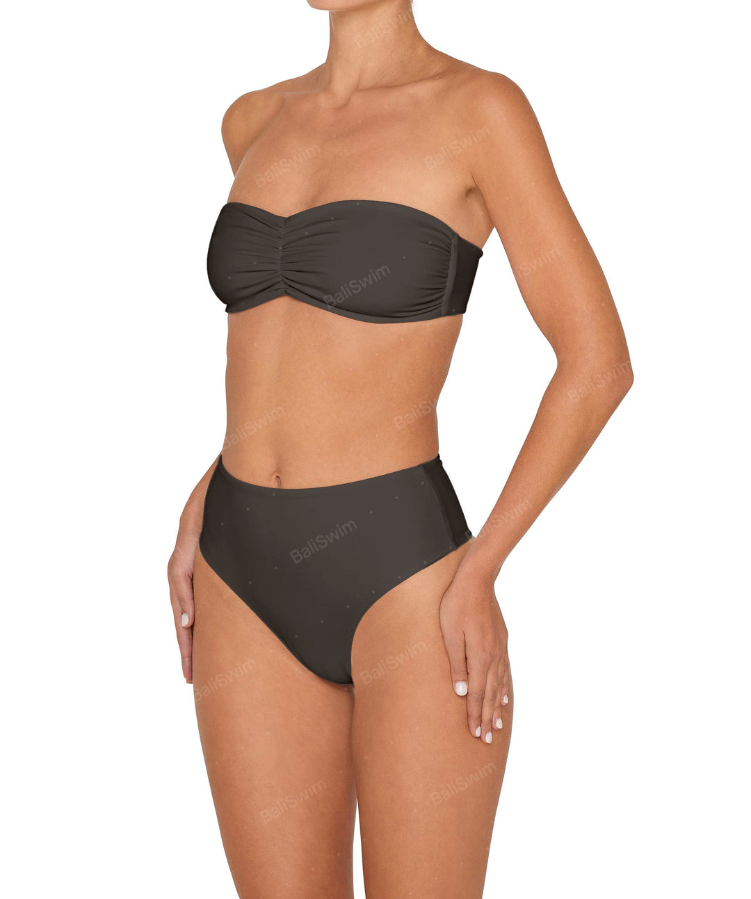 BSWS-T152 Ruched Bandeau Top