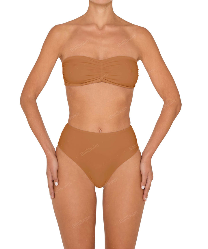 BSWS-T152 Ruched Bandeau Top
