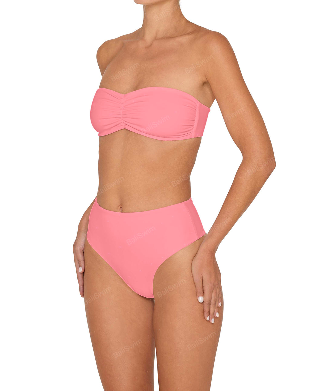 BSWS-T152 Ruched Bandeau Top