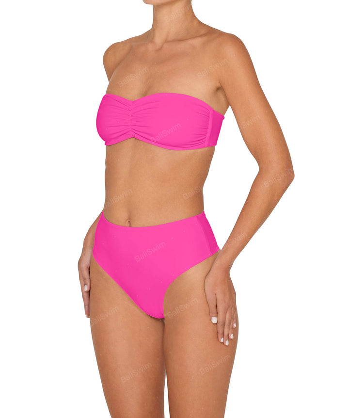 BSWS-T152 Ruched Bandeau Top