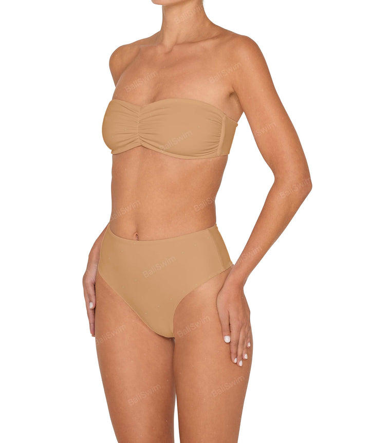 BSWS-T152 Ruched Bandeau Top
