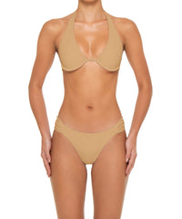 BSWS-B158 Ruched Side Panel Bikini Bottom