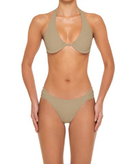 BSWS-B158 Ruched Side Panel Bikini Bottom