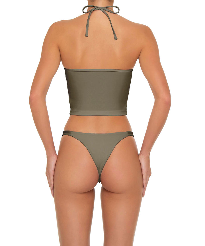 BSWS-T159 Halter Binded Tankini Top