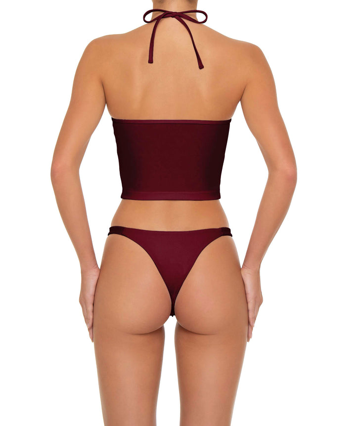 BSWS-T159 Halter Binded Tankini Top
