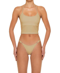 BSWS-T159 Halter Binded Tankini Top
