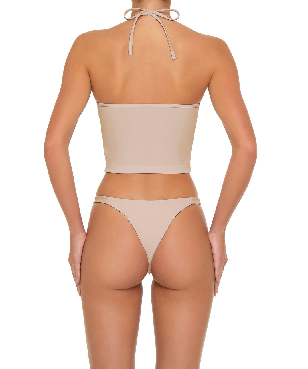 BSWS-T159 Halter Binded Tankini Top