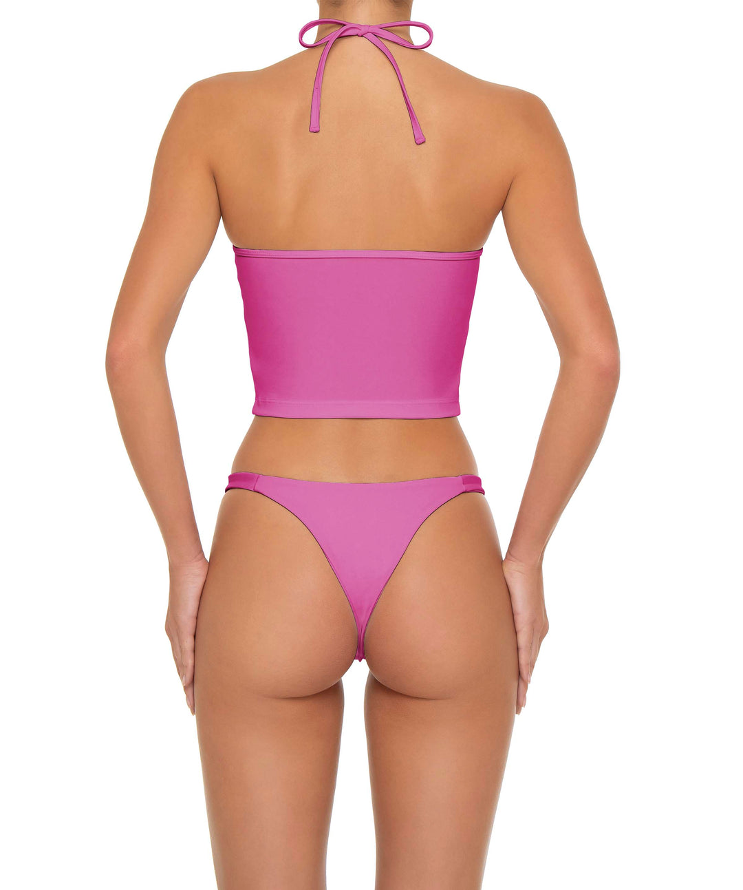 BSWS-T159 Halter Binded Tankini Top