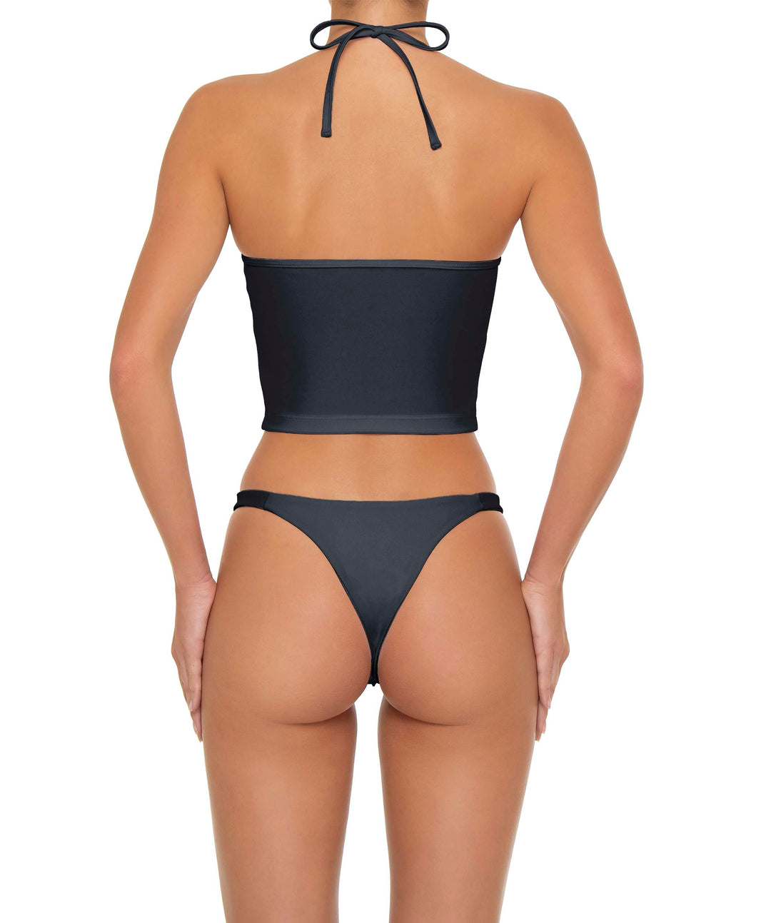 BSWS-T159 Halter Binded Tankini Top
