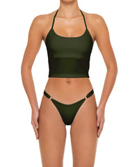 BSWS-T159 Halter Binded Tankini Top