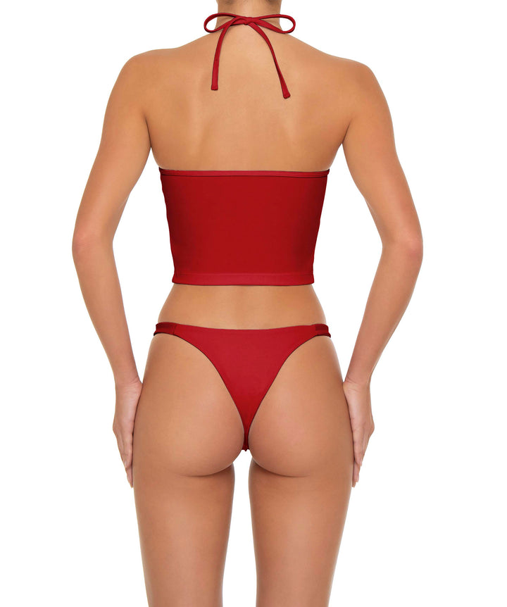 BSWS-B159 O-Ring Mid Rise Bikini Bottom