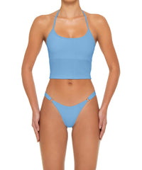 BSWS-T159 Halter Binded Tankini Top