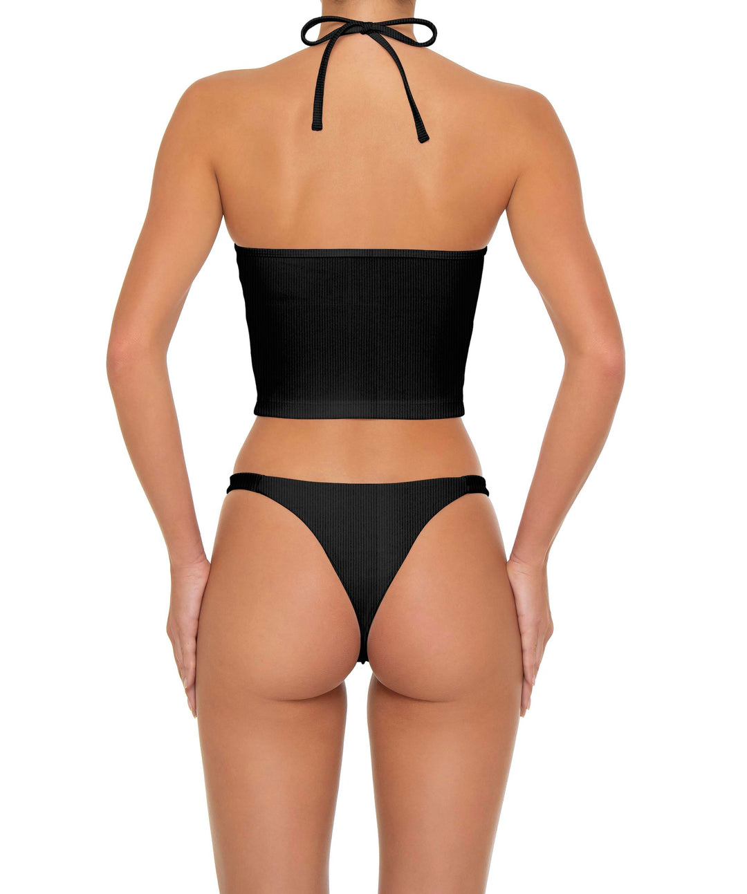 BSWS-B159 O-Ring Mid Rise Bikini Bottom