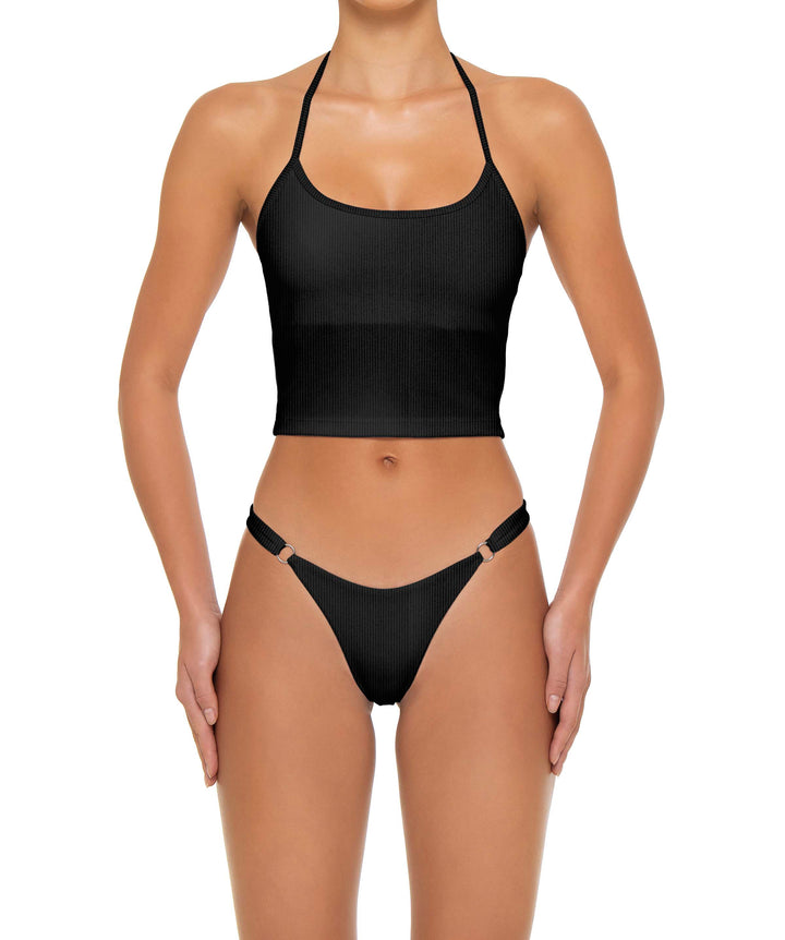 BSWS-B159 O-Ring Mid Rise Bikini Bottom