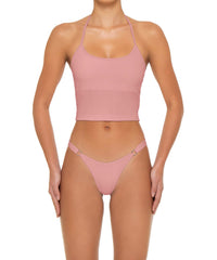 BSWS-T159 Halter Binded Tankini Top