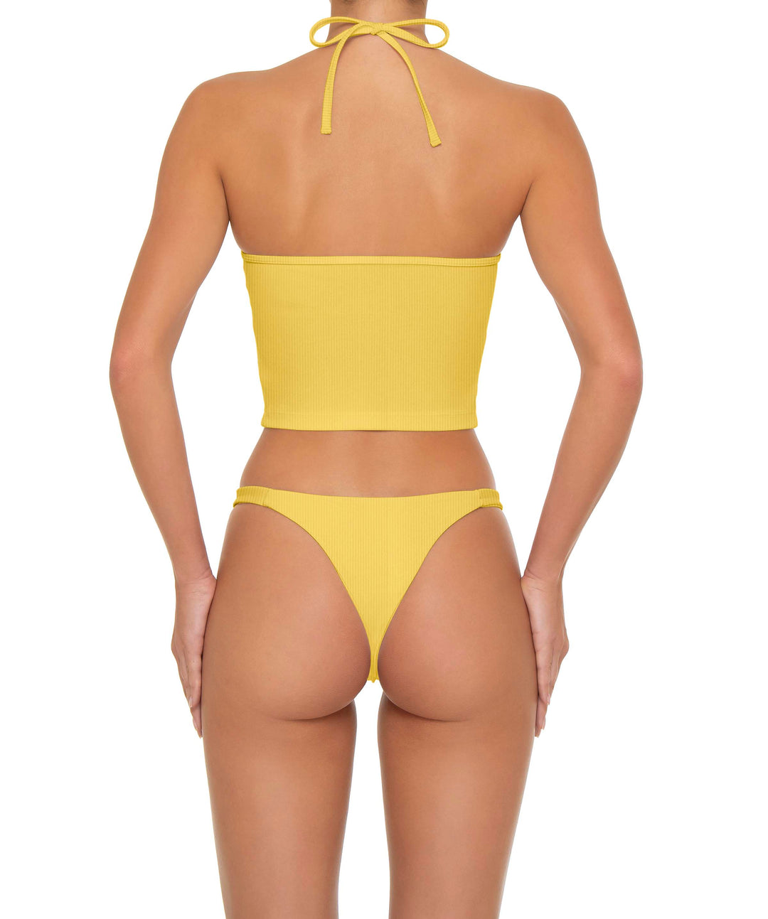 BSWS-T159 Halter Binded Tankini Top