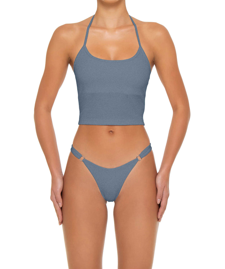 BSWS-T159 Halter Binded Tankini Top