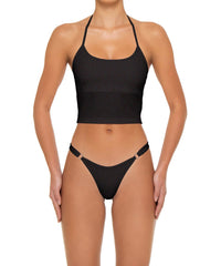 BSWS-B159 O-Ring Mid Rise Bikini Bottom