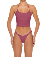 BSWS-T159 Halter Binded Tankini Top