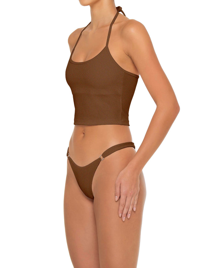 BSWS-T159 Halter Binded Tankini Top