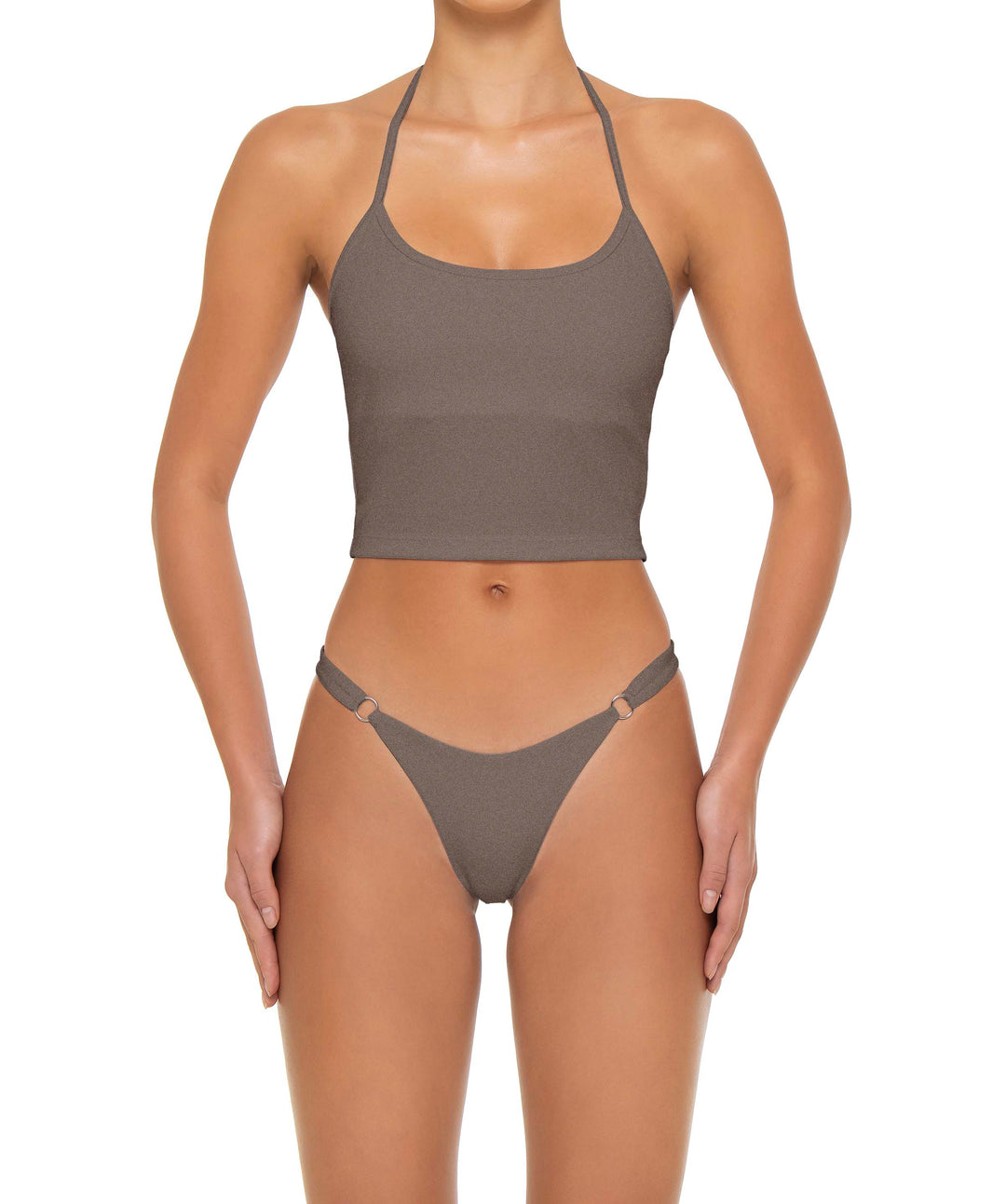BSWS-B159 O-Ring Mid Rise Bikini Bottom