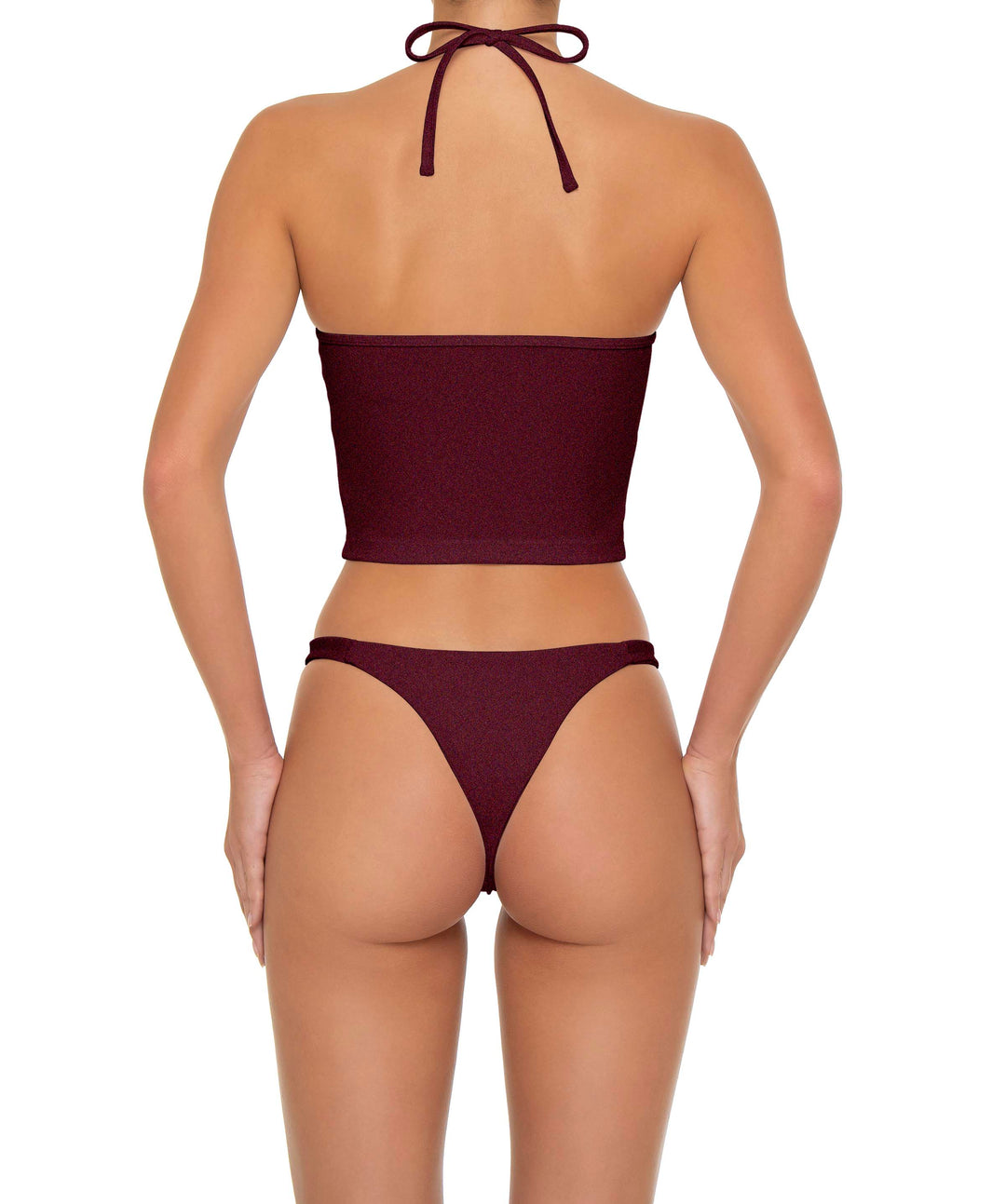 BSWS-B159 O-Ring Mid Rise Bikini Bottom