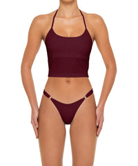 BSWS-B159 O-Ring Mid Rise Bikini Bottom