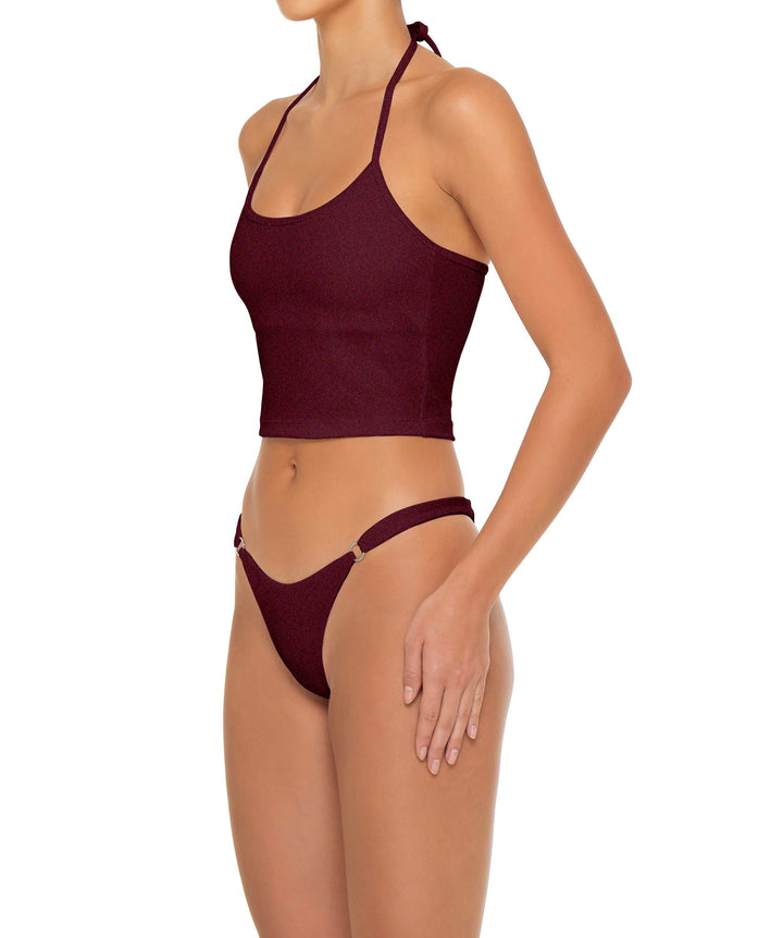 BSWS-T159 Halter Binded Tankini Top