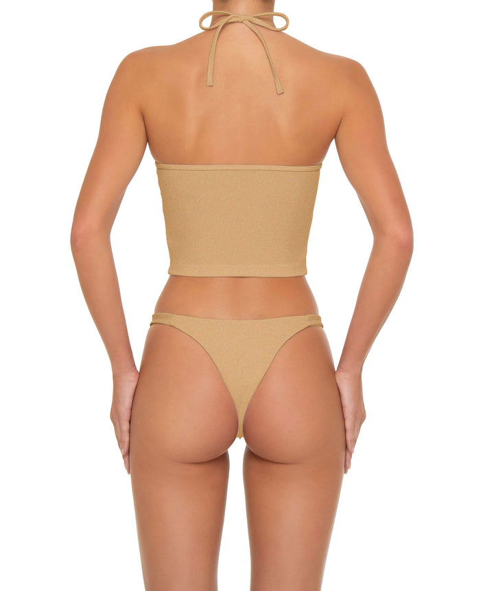 BSWS-T159 Halter Binded Tankini Top