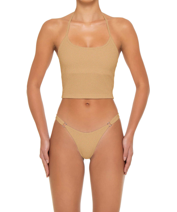 BSWS-T159 Halter Binded Tankini Top