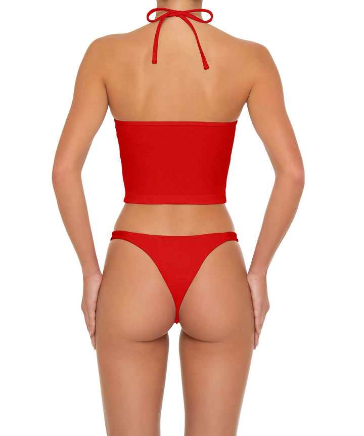 BSWS-T159 Halter Binded Tankini Top