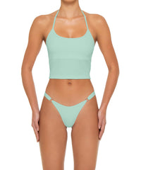 BSWS-T159 Halter Binded Tankini Top