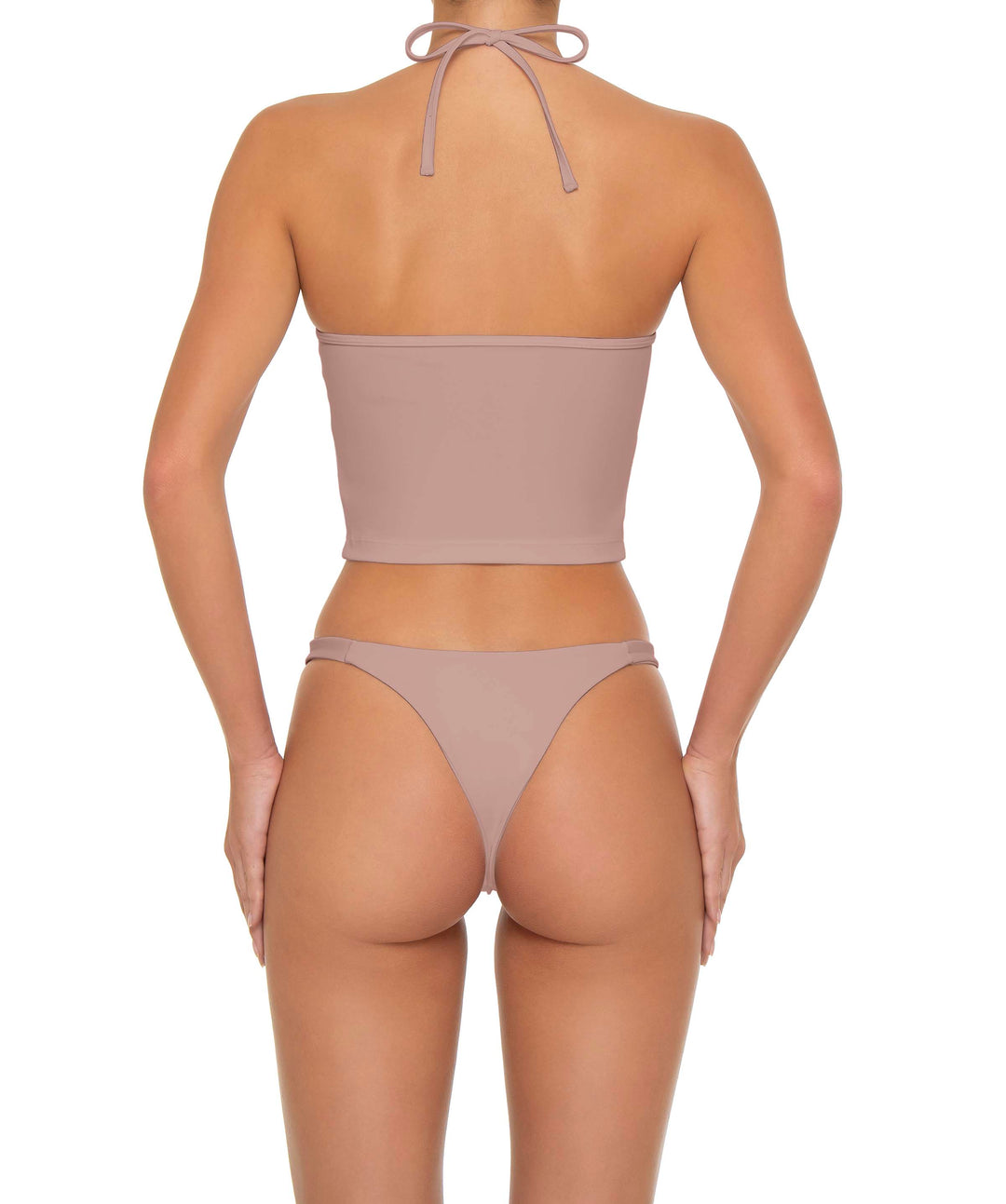 BSWS-T159 Halter Binded Tankini Top