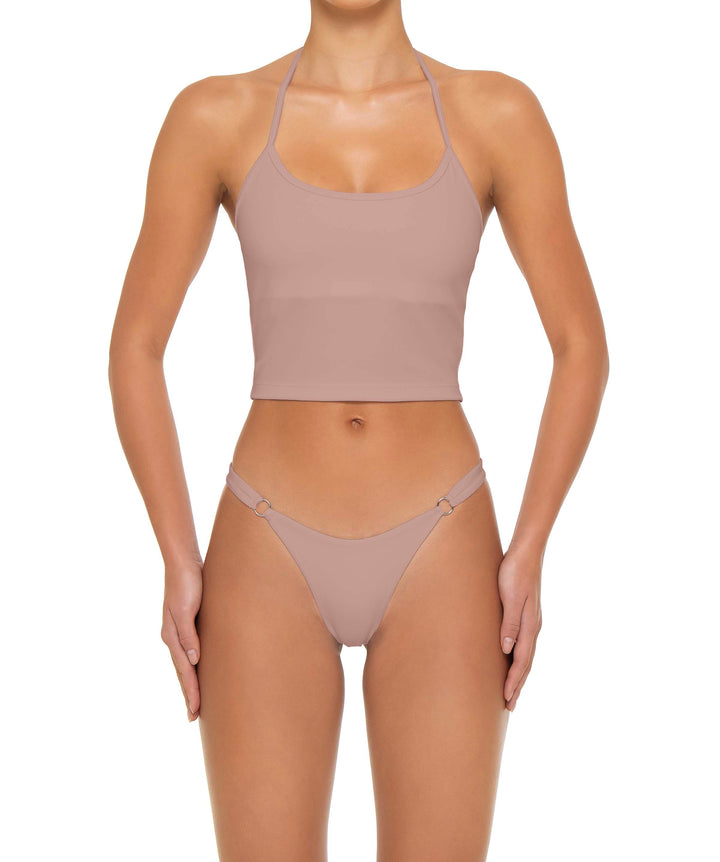 BSWS-T159 Halter Binded Tankini Top