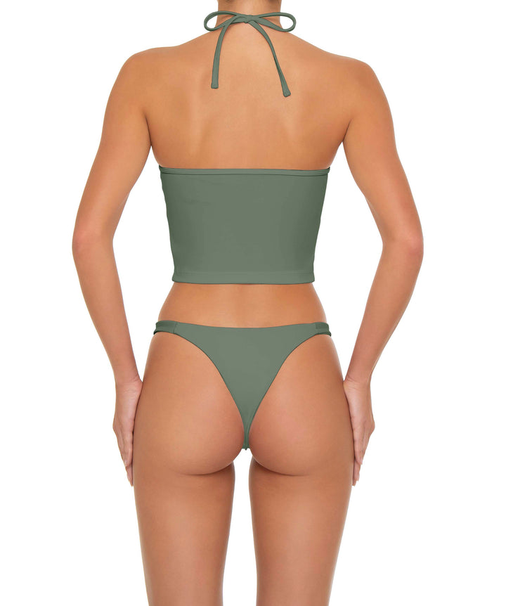 BSWS-T159 Halter Binded Tankini Top