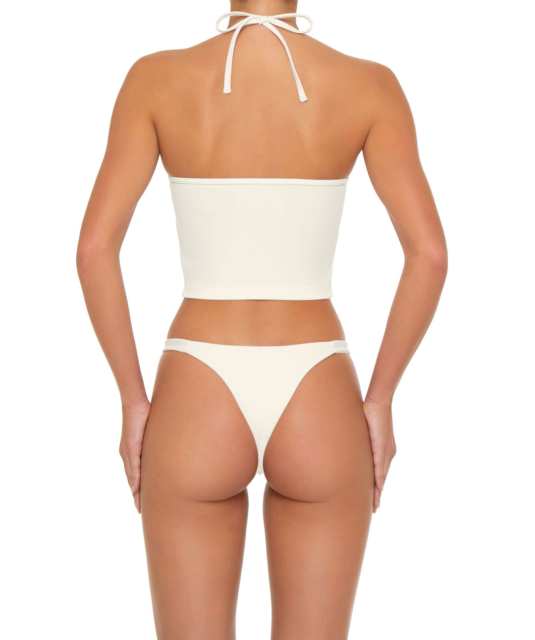 BSWS-T159 Halter Binded Tankini Top