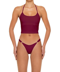 BSWS-T159 Halter Binded Tankini Top