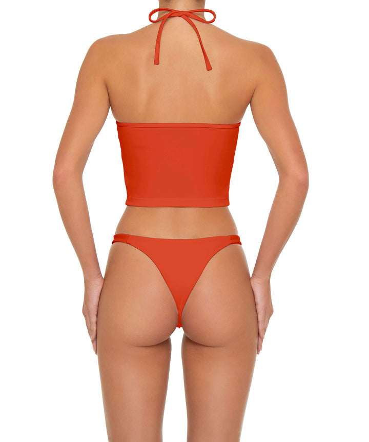 BSWS-T159 Halter Binded Tankini Top