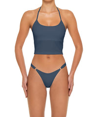 BSWS-T159 Halter Binded Tankini Top