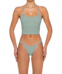 BSWS-B159 O-Ring Mid Rise Bikini Bottom