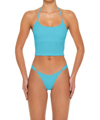 BSWS-T159 Halter Binded Tankini Top