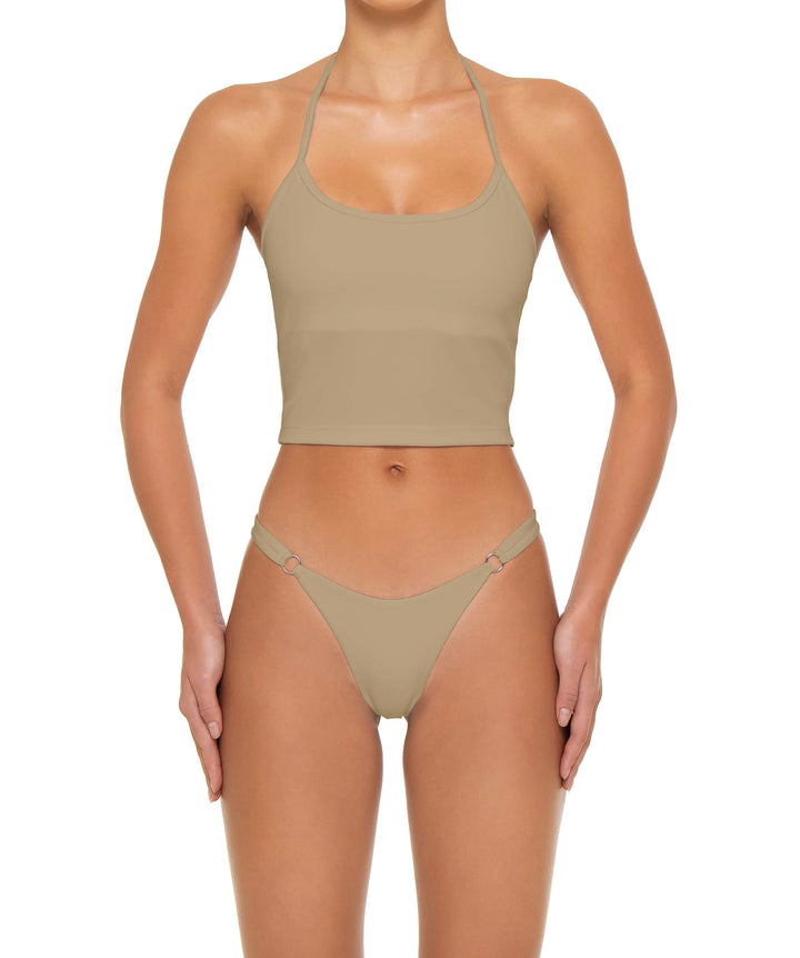BSWS-T159 Halter Binded Tankini Top